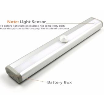 10 Super Bright LED PIR Sensor Portable Wireless Wall ClosetCabinet Night Light/Stairs Light/Drawer/the Wardrobe Light WithMagnetic Strip Stick-on Anywhere Operated - Intl June 2018 - 2 10 Super Bright LED PIR Sensor Portable Wireless Wall ClosetCabinet Night Light/Stairs Light/Drawer/the wardrobe Light withMagnetic Strip Stick-on Anywhere Operated - intl - 2