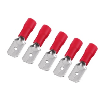 100pcs Red Crimp Terminals Insulated Electrical Wire QuickDisconnect Connector 0.5 To 1.5mm? - Intl June 2018 - 5 100pcs Red Crimp Terminals Insulated Electrical Wire QuickDisconnect Connector 0.5 to 1.5mm? - intl - 5
