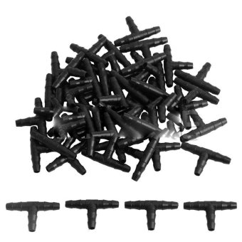 100pcs Sprinkler Irrigation 4/7mm Tee Connectors Pipe Barb HoseFitting Joinet Drip System For 4mm/7mm Tube - Intl June 2018 - 2 100pcs Sprinkler Irrigation 4/7mm Tee connectors Pipe Barb HoseFitting Joinet Drip System for 4mm/7mm Tube - intl - 2