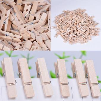 100x 25MM Mini Natural Wooden Clothe Po Paper Peg Clothespin Craft Clips Arts - Intl May 2018 - 3 100x 25MM Mini Natural Wooden Clothe Po Paper Peg Clothespin Craft Clips Arts - intl - 3