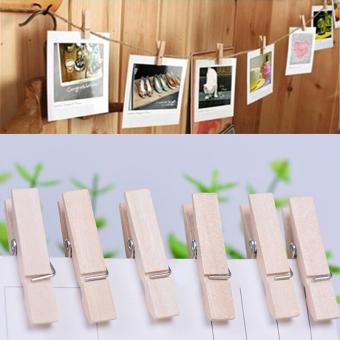 100x 25MM Mini Natural Wooden Clothe Po Paper Peg Clothespin Craft Clips Arts - Intl May 2018 - 5 100x 25MM Mini Natural Wooden Clothe Po Paper Peg Clothespin Craft Clips Arts - intl - 5