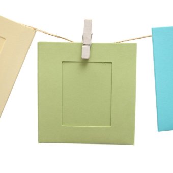 10Pcs DIY Paper Photo Picture Frames Clips Hanging Rope Album Card Wall Decor - Intl June 2018 - 5 10Pcs DIY Paper Photo Picture Frames Clips Hanging Rope Album Card Wall Decor - intl - 5