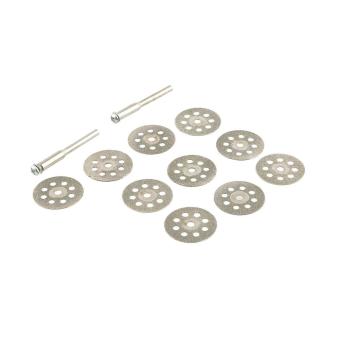 10PCS Mini 22mm Vented Rotary Diamond Cutting Disks+Mandrel Dremel Tools DIY April 2018 - 3 10PCS Mini 22mm Vented Rotary Diamond Cutting Disks+Mandrel Dremel Tools DIY - 3