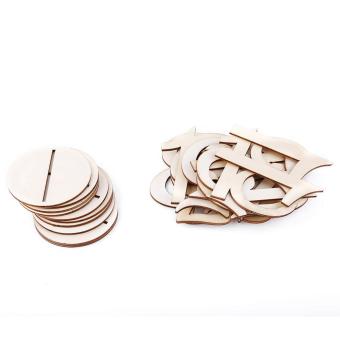 10pcs/Set Wooden Table Numbers Sign Stand Holder For Wedding Party Decor - Intl June 2018 - 5 10pcs/Set Wooden Table Numbers Sign Stand Holder for Wedding Party Decor - intl - 5