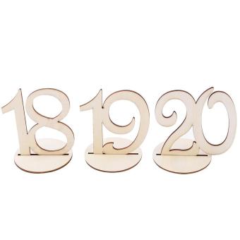10pcs/Set Wooden Table Numbers Sign Stand Holder For Wedding Party Decor - Intl June 2018 - 4 10pcs/Set Wooden Table Numbers Sign Stand Holder for Wedding Party Decor - intl - 4