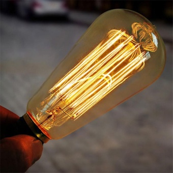 10W E27 220-240V Edison Light Bulb, Retro Yellow Light W-filament Bulb Coffee House Decor Industrial Style Lamp Power:10W - Intl April 2018 - 5 10W E27 220-240V Edison Light Bulb, Retro Yellow Light W-filament Bulb Coffee House Decor Industrial Style Lamp Power:10W - intl - 5
