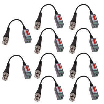 10x CCTV Camera Passive Video Balun Transceiver BNC ConnectorCoaxial Cable June 2018 - 5 10x CCTV Camera Passive Video Balun Transceiver BNC ConnectorCoaxial Cable - 5