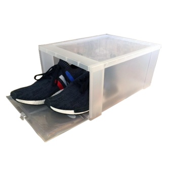 12 Pcs Combo Hitop Drop Front Plastic Shoe Boxesstockable/Multi-purpose Storage Box (Clear) June 2018 - 2 12 pcs Combo Hitop Drop Front Plastic Shoe Boxesstockable/Multi-purpose storage box (Clear) - 2