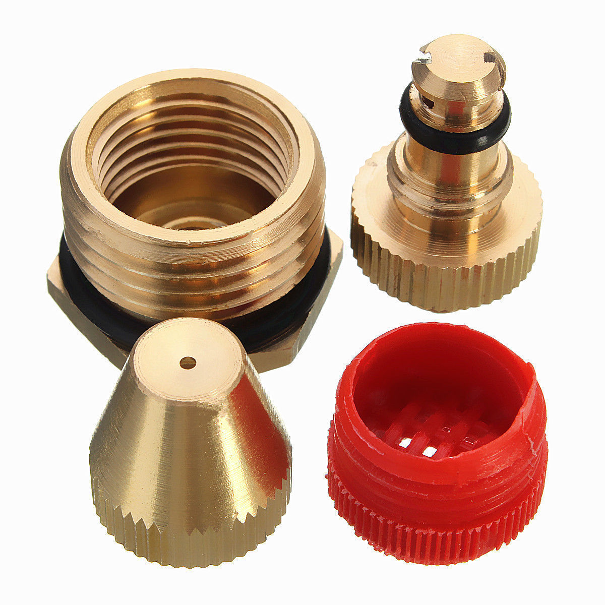 1/2" Adjustable Misting Nozzle Gardening Watering Brass Spray Sprinkler - intl