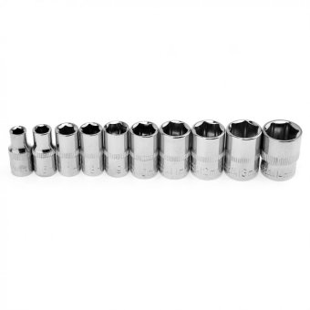 12pcs / Set Socket Wrench 1 / 4 Inch Ratchet Wrench Set 100mmConnecting Rod 4-13mm Sockets Hand Tools - Intl June 2018 - 5 12pcs / set Socket Wrench 1 / 4 inch Ratchet Wrench Set 100mmConnecting Rod 4-13mm Sockets Hand Tools - intl - 5