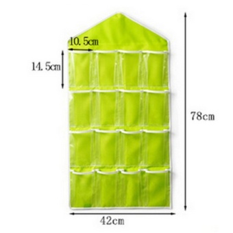 16 Pockets Door Wardrobe Hanging Bag DIY Rack Hanger StorageOrganizer (Beige) June 2018 - 2 16 Pockets Door Wardrobe Hanging Bag DIY Rack Hanger StorageOrganizer (Beige) - 2