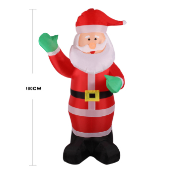 1.8M Inflatable Waving Hand Father Christmas Inflatable SantaClauscute Xmas Decoration 5.9Ft Outdoor Inflatable Statues - Intl June 2018 - 2 1.8M Inflatable Waving Hand Father Christmas Inflatable SantaClauscute Xmas Decoration 5.9Ft Outdoor Inflatable Statues - intl - 2