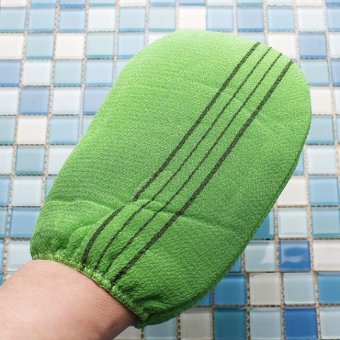 1pc Glove Bath Towel / Body Scrub Exfoliating Mitten Comfort FitMade In Korea - Intl June 2018 - 2 1pc glove bath towel / Body Scrub Exfoliating Mitten Comfort FitMade in Korea - intl - 2