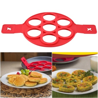 1Pc Home Non-stick Fantastic Pancake Silicone Ring Maker KitchenFrying Egg Omelets Mold(Red) - Intl June 2018 - 2 1Pc Home Non-stick Fantastic Pancake Silicone Ring Maker KitchenFrying Egg Omelets Mold(Red) - intl - 2