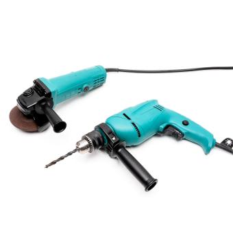 2 In 1 Set Of Impact Drill And Angle Grinder Heavy Duty With Case (Blue) June 2018 - 2 2 in 1 Set of Impact Drill and Angle Grinder Heavy Duty with Case (Blue) - 2