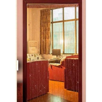2 Pcs 90x200cm Glitter String Tassle Divider Screen Window DoorCurtain Panel White Pink Red Purple Grey Rose - Intl June 2018 - 2 2 pcs 90x200cm Glitter String Tassle Divider Screen Window DoorCurtain Panel White Pink Red Purple Grey Rose - intl - 2