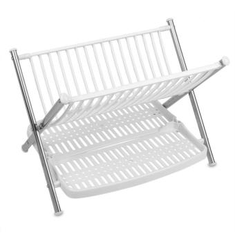 2 Tier Multi-functional Folding Kitchen Dish Rack (White) June 2018 - 2 2 Tier Multi-functional Folding Kitchen Dish Rack (White) - 2