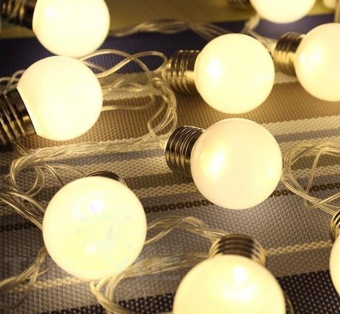 20 LED 16ft/5m Globe String Lights Warm White Ball Light For GardenParty Christmas Wedding New Year - Intl June 2018 - 4 20 LED 16ft/5m Globe String Lights Warm White Ball Light for GardenParty Christmas Wedding New Year - intl - 4