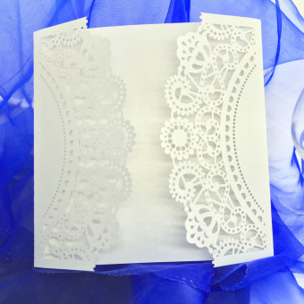20 Pcs White Laser Cut Wedding Celebration Birthday Party Invitation Card May 2018 - 2 20 pcs White Laser Cut Wedding Celebration Birthday Party Invitation Card - 2