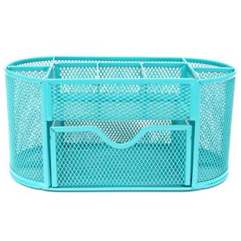 2016 New Blue/Red/Green Stationery Desk Organizer 9 Cells Metal Mesh Desktop Office Pen Pencil Holder Study Storage April 2018 - 3 2016 New Blue/Red/Green Stationery Desk Organizer 9 cells Metal Mesh Desktop Office Pen Pencil Holder Study Storage - 3