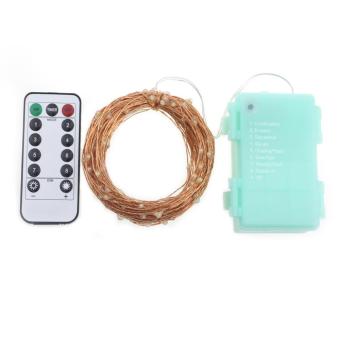 20M 200LED 8Modes Copper Wire Battery Operated Led String LightChrismas Outdoor Fairy Lights Decoration Wedding Garland - Intl July 2018 - 5 20M 200LED 8Modes Copper Wire Battery Operated Led String LightChrismas Outdoor Fairy Lights Decoration Wedding Garland - intl - 5