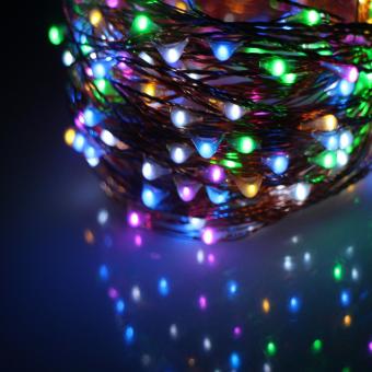 20M 200LED 8Modes Copper Wire Battery Operated Led String LightChrismas Outdoor Fairy Lights Decoration Wedding Garland - Intl July 2018 - 3 20M 200LED 8Modes Copper Wire Battery Operated Led String LightChrismas Outdoor Fairy Lights Decoration Wedding Garland - intl - 3