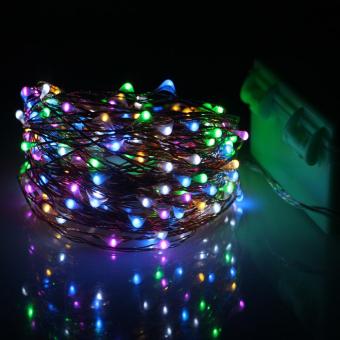 20M 200LED 8Modes Copper Wire Battery Operated Led String LightChrismas Outdoor Fairy Lights Decoration Wedding Garland - Intl July 2018 - 2 20M 200LED 8Modes Copper Wire Battery Operated Led String LightChrismas Outdoor Fairy Lights Decoration Wedding Garland - intl - 2
