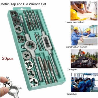 20PCS Tap And Die Metric Thread Chasing Removal Bolt Screw Extractor Puller Kit - Intl June 2018 - 5 20PCS Tap and Die Metric Thread Chasing Removal Bolt Screw Extractor Puller Kit - intl - 5