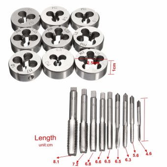 20PCS Tap And Die Metric Thread Chasing Removal Bolt Screw Extractor Puller Kit - Intl June 2018 - 3 20PCS Tap and Die Metric Thread Chasing Removal Bolt Screw Extractor Puller Kit - intl - 3
