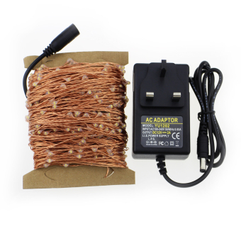 24m 480 LED Outdoor LED String Lights Warm White Copper WireChristmas Starry Fairy Lights+Power Adapter (Warm White) - Intl April 2018 - 3 24m 480 LED Outdoor LED String Lights Warm White Copper WireChristmas Starry Fairy Lights+Power Adapter (Warm White) - intl - 3