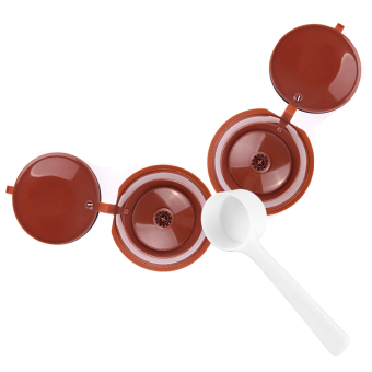 2pcs Refillable Dolce Gusto Capsules Reusable Coffee Capsules Compatible With Nescafe Genio, Piccolo, Esperta And Circolo - Intl July 2018 - 2 2pcs Refillable Dolce Gusto Capsules Reusable Coffee Capsules Compatible with Nescafe Genio, Piccolo, Esperta and Circolo - intl - 2