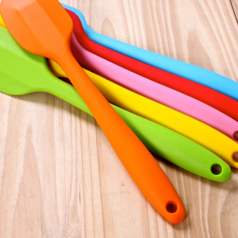 3 Pieces FDA Silicone Baking Spatulas Color Random - Intl July 2018 - 3 3 Pieces FDA Silicone Baking Spatulas Color Random - Intl - 3