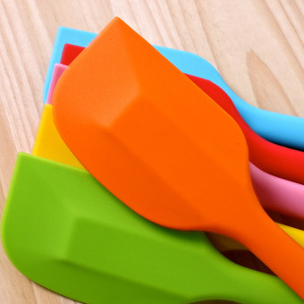 3 Pieces FDA Silicone Baking Spatulas Color Random - Intl July 2018 - 2 3 Pieces FDA Silicone Baking Spatulas Color Random - Intl - 2