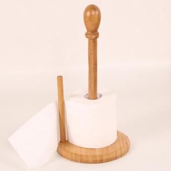 360DSC Bamboo Vertical Stand Kitchen Paper Towel Toilet TissueHolder - Burlywood - Intl April 2018 - 3 360DSC Bamboo Vertical Stand Kitchen Paper Towel Toilet TissueHolder - Burlywood - intl - 3