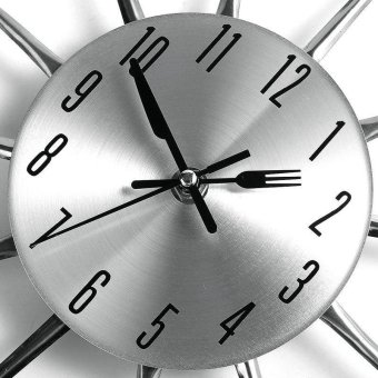 3D Home Decor Quartz DIY Wall Clock Kitchen Cutlery Clocks Horloge Watch - Intl June 2018 - 3 3D Home Decor Quartz DIY Wall Clock Kitchen Cutlery Clocks Horloge Watch - intl - 3