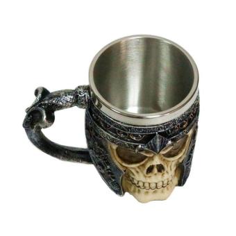 3D Skull Gothic Ossuary Style Beer Coffee Mug Striking WarriorTankard Viking Drinking Cup June 2018 - 5 3D Skull Gothic Ossuary Style Beer Coffee Mug Striking WarriorTankard Viking Drinking Cup - 5