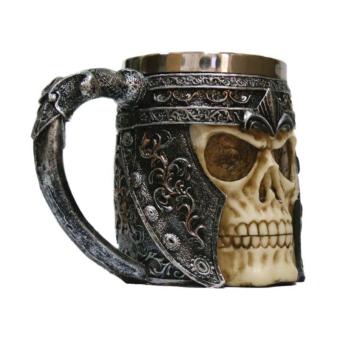 3D Skull Gothic Ossuary Style Beer Coffee Mug Striking WarriorTankard Viking Drinking Cup June 2018 - 4 3D Skull Gothic Ossuary Style Beer Coffee Mug Striking WarriorTankard Viking Drinking Cup - 4