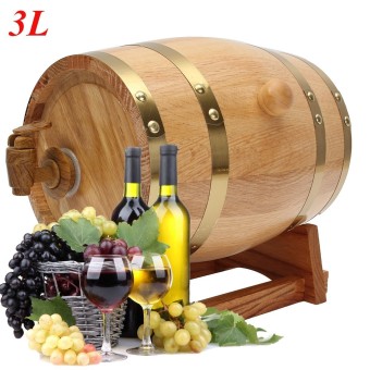 3L Vintage Wood Oak Timber Wine Barrel For Beer Whiskey Rum Port Keg Storage - Intl April 2018 - 5 3L Vintage Wood Oak Timber Wine Barrel For Beer Whiskey Rum Port Keg Storage - intl - 5
