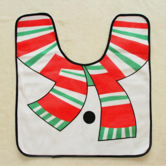 3Pcs/set Cute Snowman Bathroom Set Washable Toilet Seat Cover FloorMat Tank Lid Tissue Box Durable Home Decor June 2018 - 2 3Pcs/set Cute Snowman Bathroom Set Washable Toilet Seat Cover FloorMat Tank Lid Tissue Box Durable Home Decor - 2