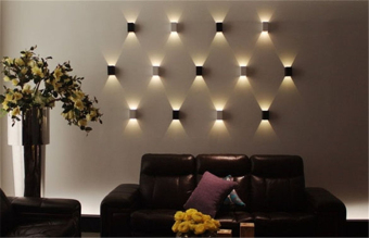 3W LED Square Wall Lamp Hall Walkway Living Room Light Fixture(White) - Intl June 2018 - 4 3W LED Square Wall Lamp Hall Walkway Living Room Light Fixture(White) - Intl - 4