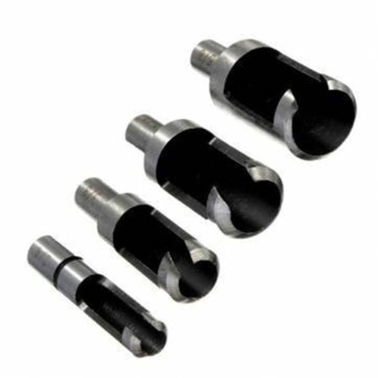 4 Pcs Carbon Steel Wood Plug Cutter Cutting Woodworking Power ToolsDrill Bit - Intl June 2018 - 4 4 Pcs Carbon Steel Wood Plug Cutter Cutting Woodworking Power ToolsDrill Bit - intl - 4