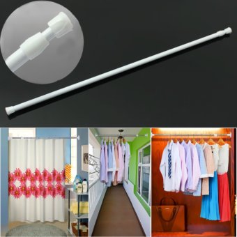 40-75Cm Spring Net Shower Curtain Rods Voile Extendable Tension Telescopic Poles June 2018 - 2 40-75Cm Spring Net Shower Curtain Rods Voile Extendable Tension Telescopic Poles - 2