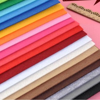 40 Pcs/Lot Mixed Color Felt Fabric 1mm Thickness Felts 20x30CM - Intl May 2018 - 3 40 Pcs/Lot Mixed Color Felt Fabric 1mm Thickness Felts 20x30CM - intl - 3