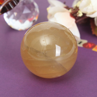 40mm Yellow Citrine Calcite Quartz Crystal Sphere Ball Healing Gemstone Decor - Intl June 2018 - 3 40mm Yellow Citrine Calcite Quartz Crystal Sphere Ball Healing Gemstone Decor - intl - 3