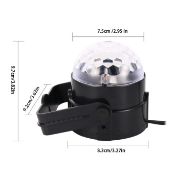 4PCS LITAKE LED Disco Ball Light With Remote Control, Portable MiniRGB Party Lamp, 7 Colors Sound Actived Crystal Magic Stage Lightfor Party, KTV, Club - Intl May 2018 - 3 4PCS LITAKE LED Disco Ball Light with Remote Control, Portable MiniRGB Party Lamp, 7 Colors Sound Actived Crystal Magic Stage Lightfor Party, KTV, Club - intl - 3