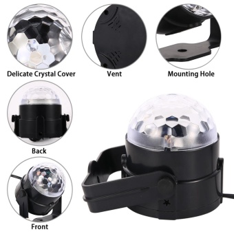 4PCS LITAKE LED Disco Ball Light With Remote Control, Portable MiniRGB Party Lamp, 7 Colors Sound Actived Crystal Magic Stage Lightfor Party, KTV, Club - Intl May 2018 - 4 4PCS LITAKE LED Disco Ball Light with Remote Control, Portable MiniRGB Party Lamp, 7 Colors Sound Actived Crystal Magic Stage Lightfor Party, KTV, Club - intl - 4