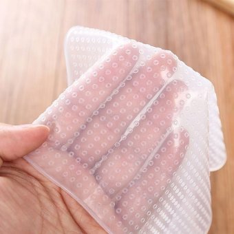 4PCS Pack DIY Silicone Food Wraps Kitchen Seal Cover Stretch AndFresh Keeping Tools - Intl June 2018 - 5 4PCS Pack DIY Silicone Food Wraps Kitchen Seal Cover Stretch andFresh Keeping Tools - intl - 5