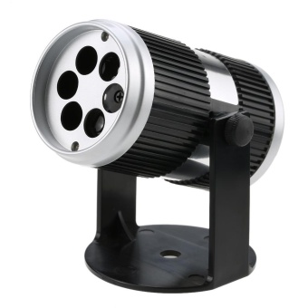 4W 4LED Speed Adjustable Sound Activated Dynamic Moving Snowflake Film Projector Light Pattern Decoration Lamp Spotlight For Christmas Xmas Party Wedding - Intl June 2018 - 3 4W 4LED Speed Adjustable Sound Activated Dynamic Moving Snowflake Film Projector Light Pattern Decoration Lamp Spotlight for Christmas Xmas Party Wedding - intl - 3