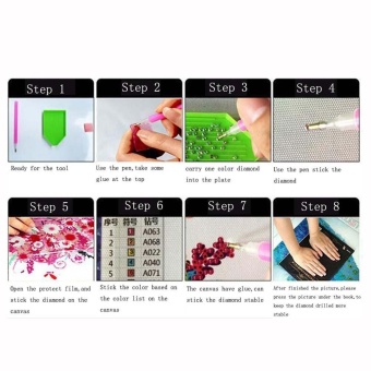 5D Embroidery Paintings Rhinestone Pasted DIY Diamond PaintingCross Stitch - Intl June 2018 - 2 5D Embroidery Paintings Rhinestone Pasted DIY Diamond paintingCross Stitch - intl - 2