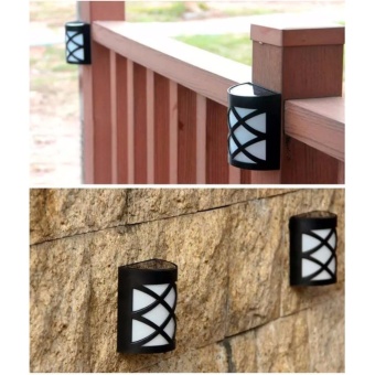 6 Pack Retro 6 LED Solar Powered Outdoor Path Light Yard Fence Gutter Garden Wall Lamp - Intl June 2018 - 5 6 Pack Retro 6 LED Solar Powered Outdoor Path Light Yard Fence Gutter Garden Wall Lamp - intl - 5